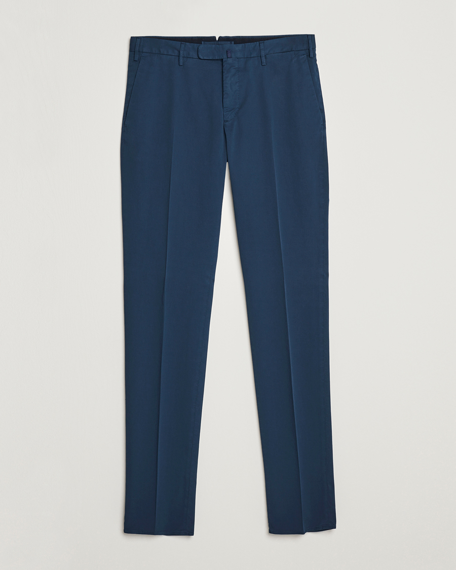 Herre | Bukser | Incotex | Slim Fit Chinolino Trousers Navy