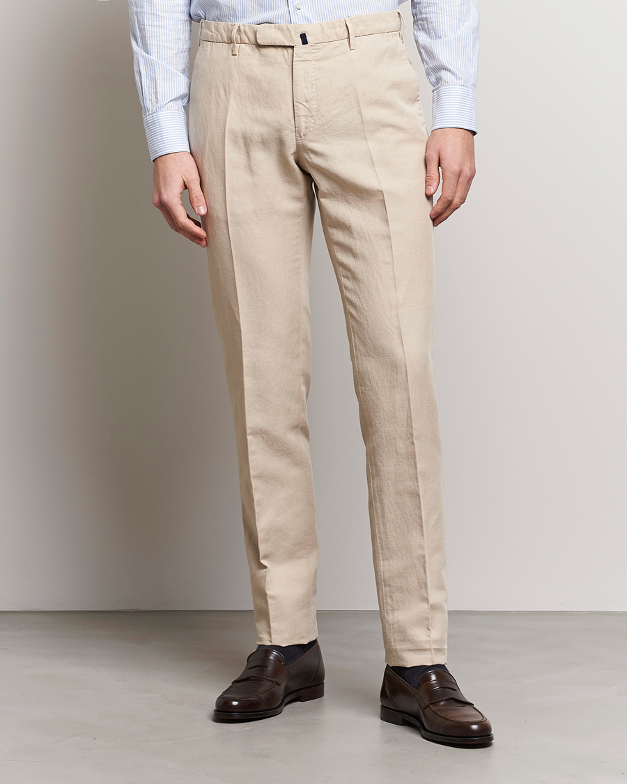 Herre | Bukser | Incotex | Slim Fit Chinolino Trousers Beige