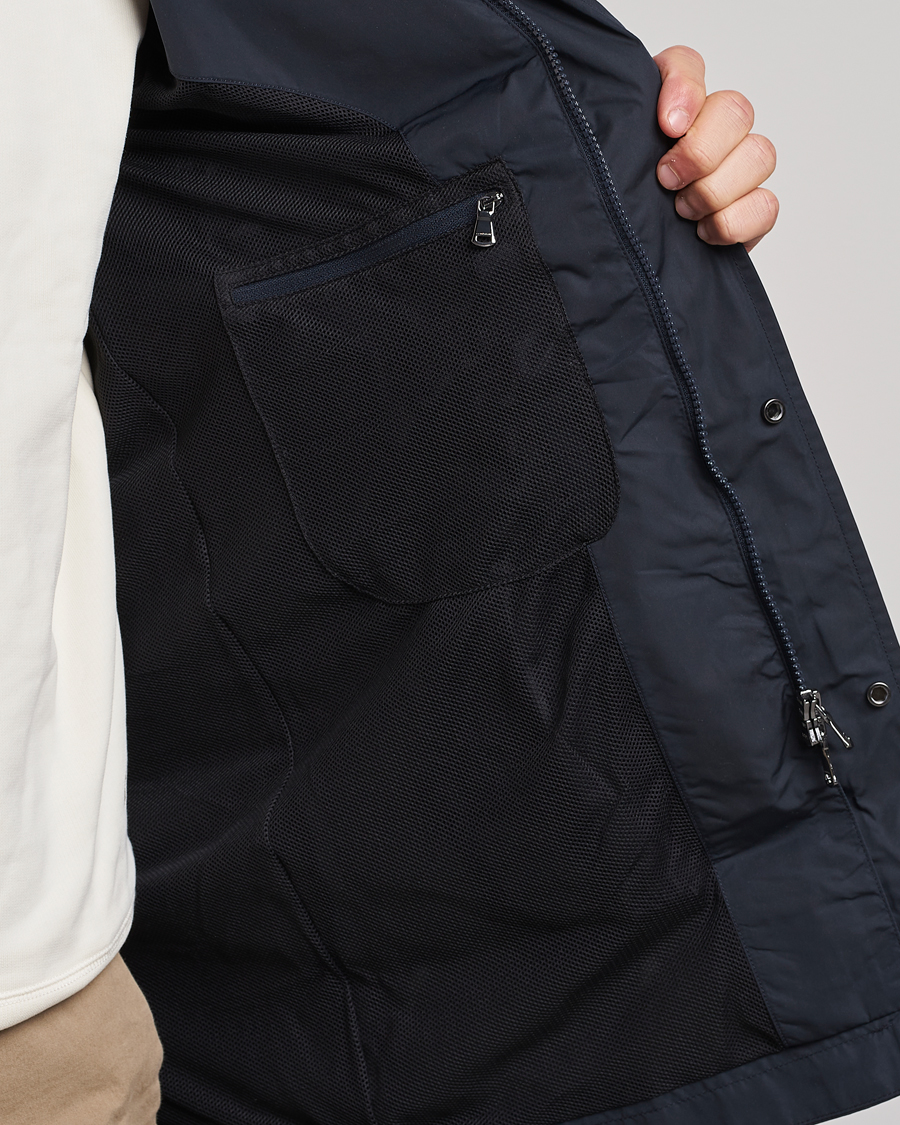 Herre | Jakker | J.Lindeberg | Terry Poly Coat Navy