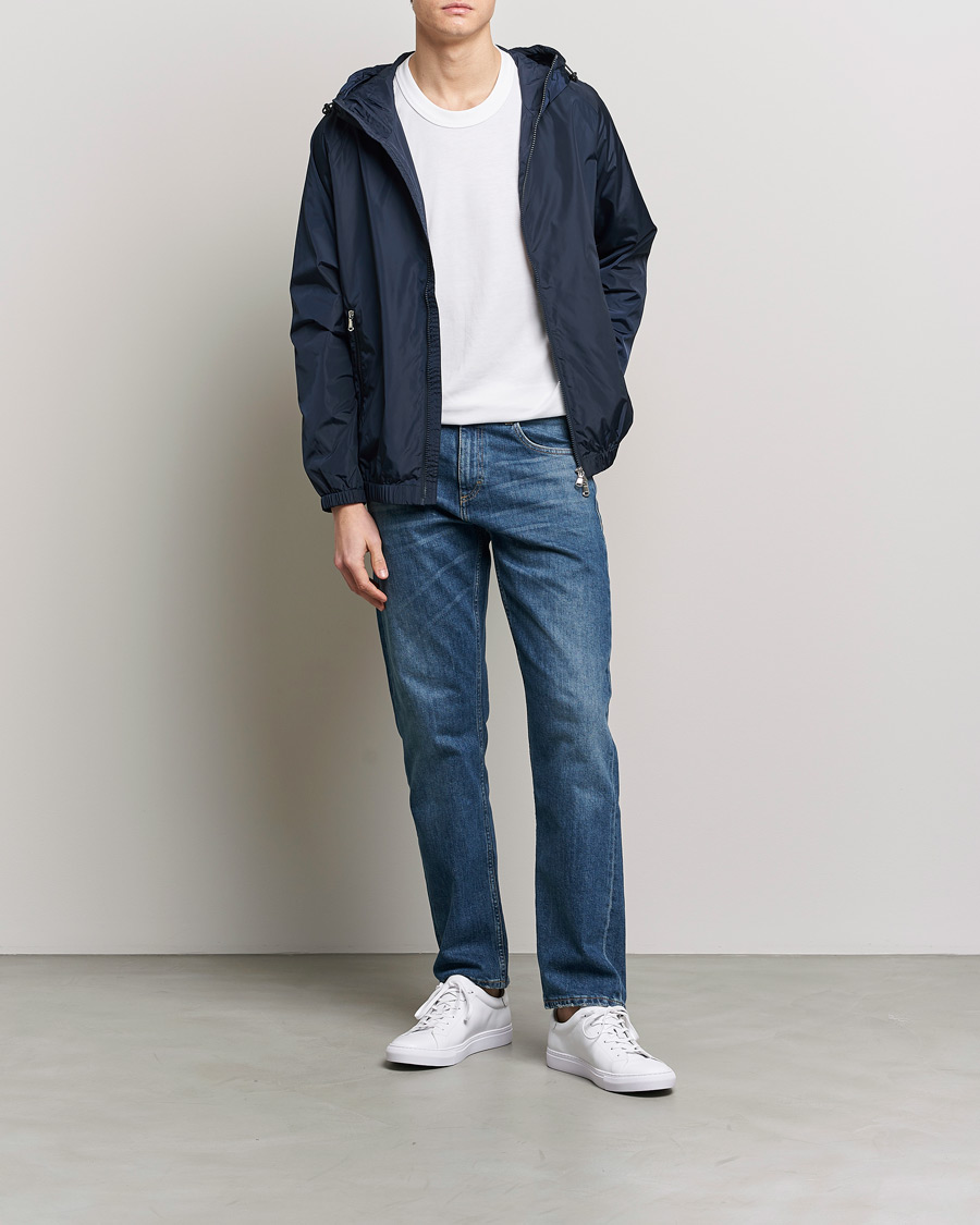 Herre | Jakker | J.Lindeberg | Trace Solid Padded Poly Jacket Navy