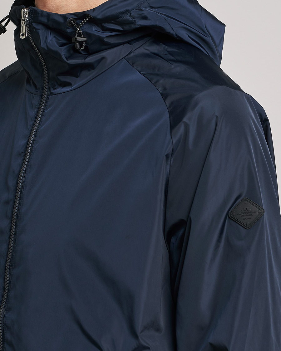 Herre | Jakker | J.Lindeberg | Trace Solid Padded Poly Jacket Navy
