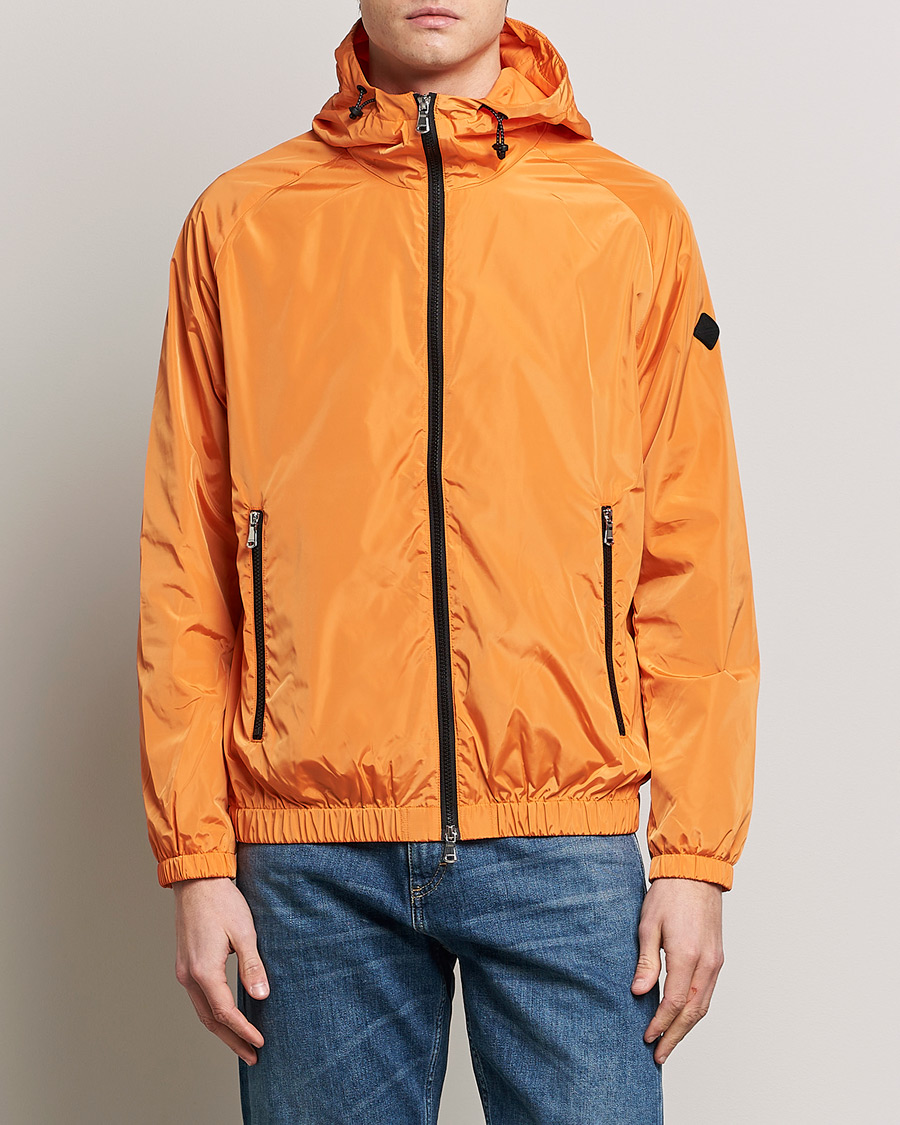 Herre | Jakker | J.Lindeberg | Trace Solid Padded Poly Jacket Russet Orange