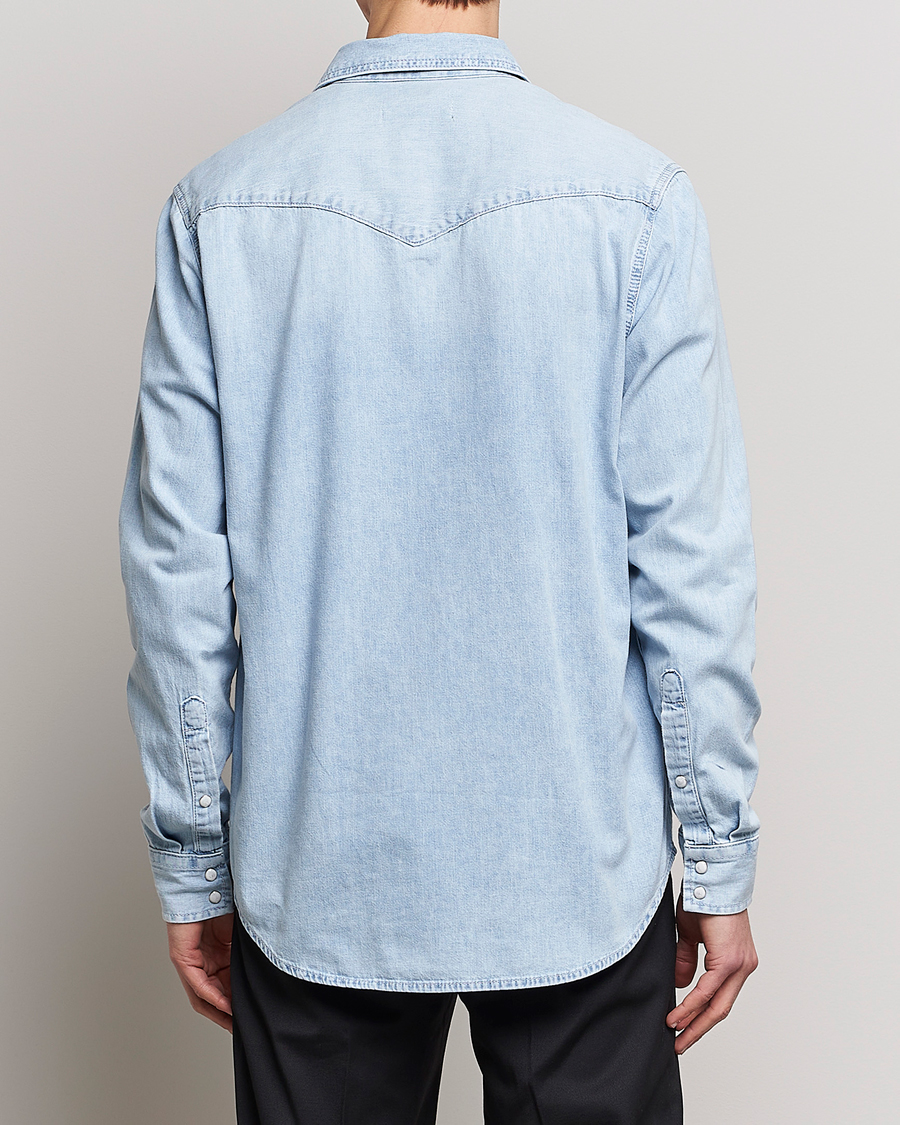 Herre | Skjorter | J.Lindeberg | Carson Denim Shirt Light Blue
