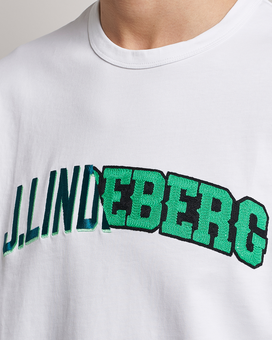 Herre | T-Shirts | J.Lindeberg | Camilo Graphic Heavy T-Shirt White