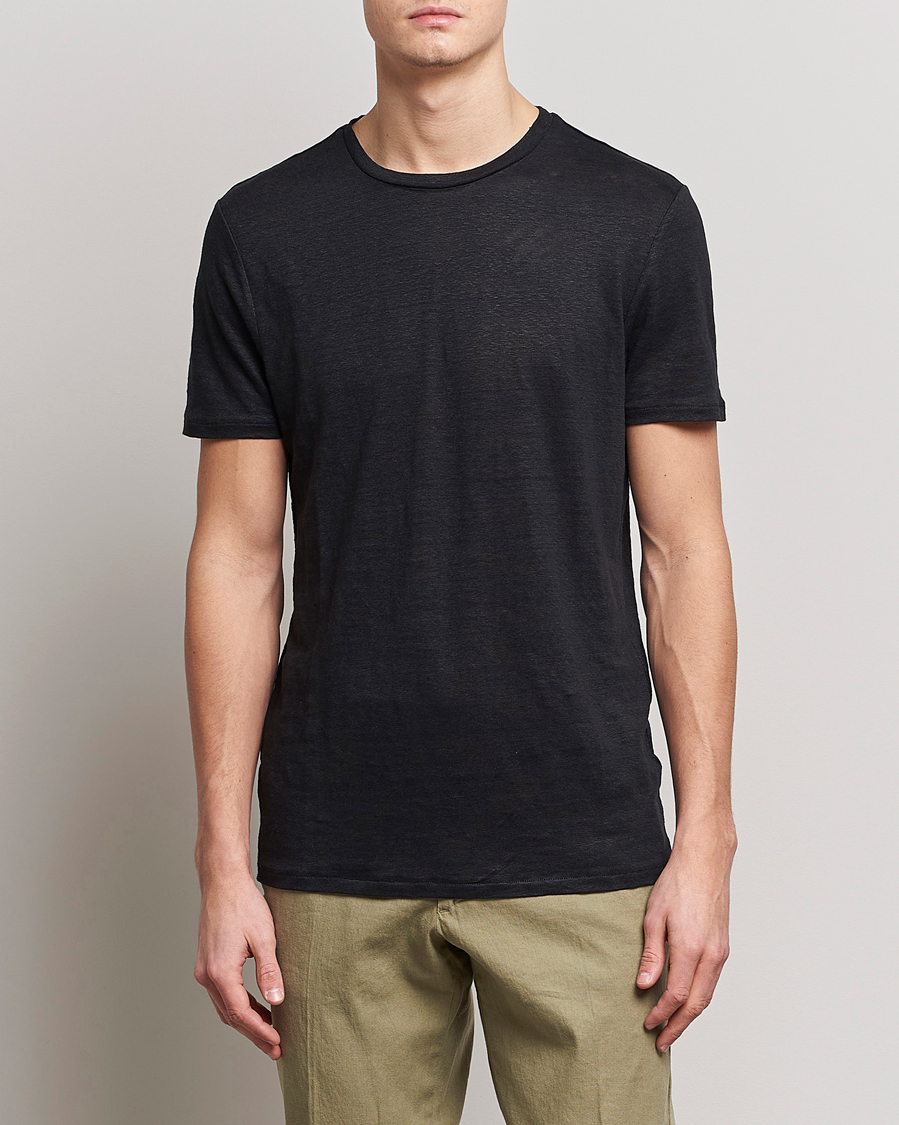 Herre |  | J.Lindeberg | Coma Linen Tee Black