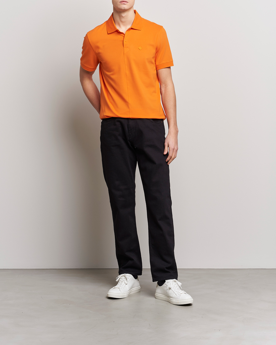 Herre | Polotrøjer | J.Lindeberg | Rubi Slim Fit Polo Russet Orange