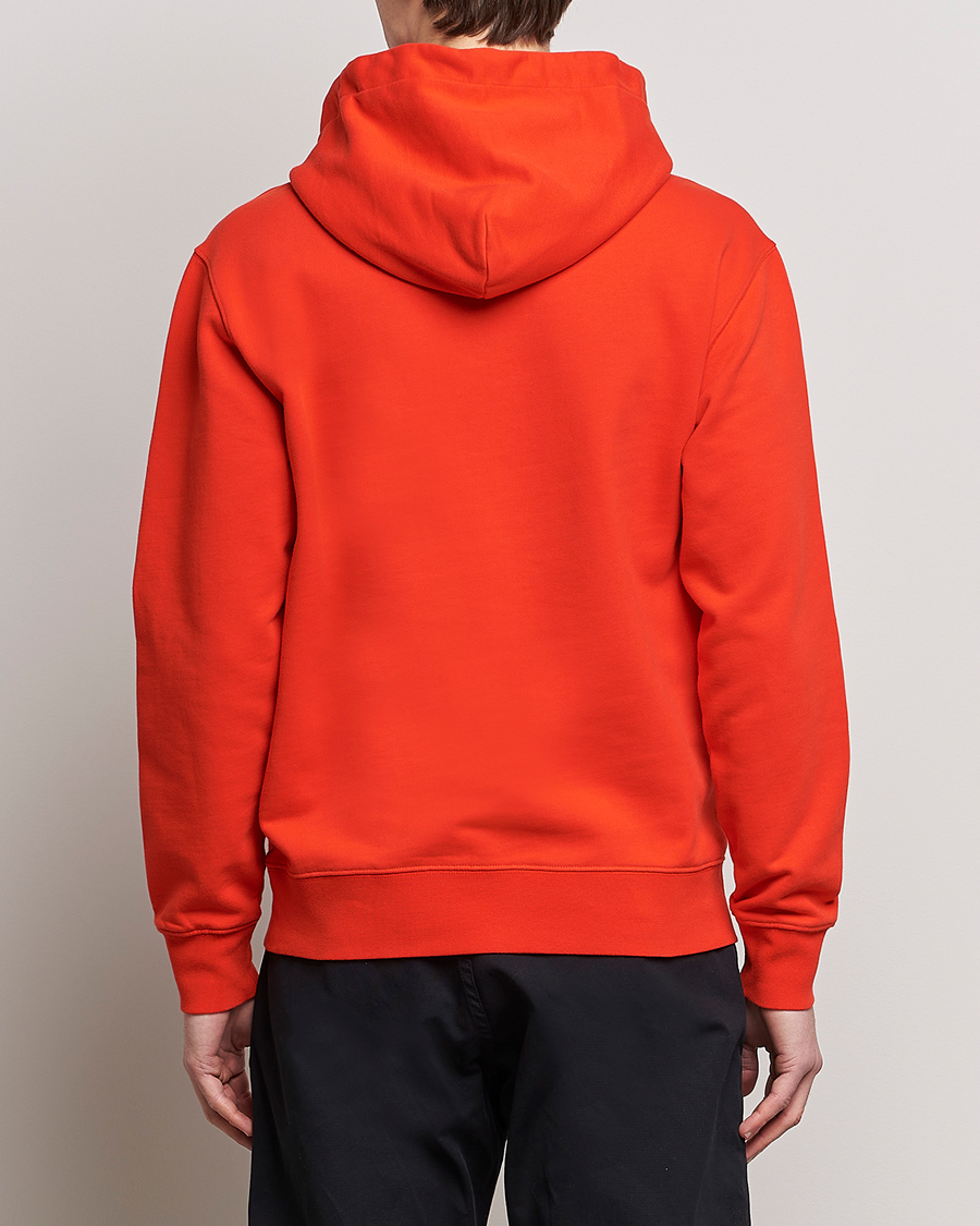 Herre | Trøjer | J.Lindeberg | Chip Cotton Hoodie Fiery Red