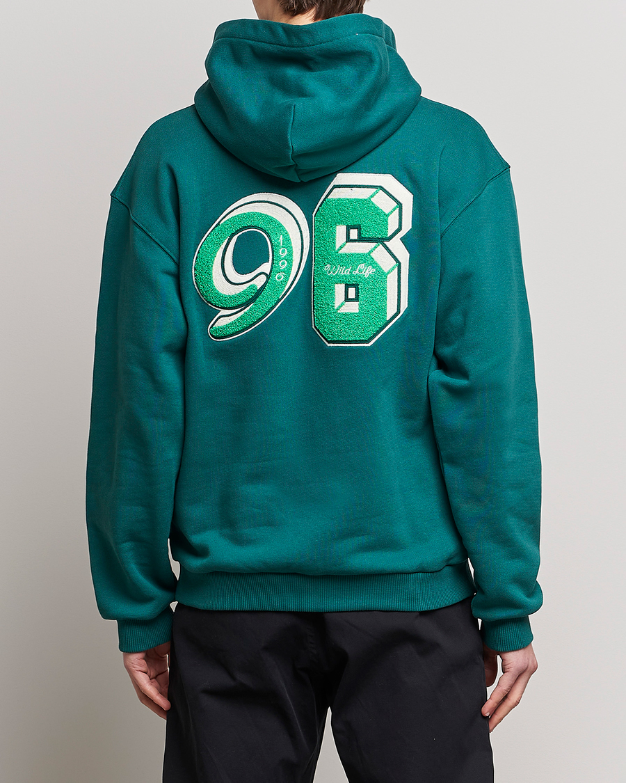 Herre | Trøjer | J.Lindeberg | Karson Graphic Organic Cotton Hoodie Rain Forest