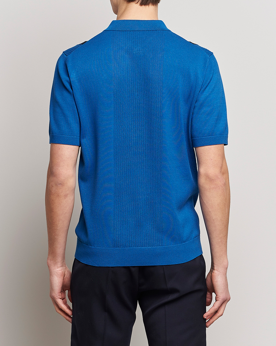 Herre | Polotrøjer | J.Lindeberg | Rey Stripe Knitted Polo Navy