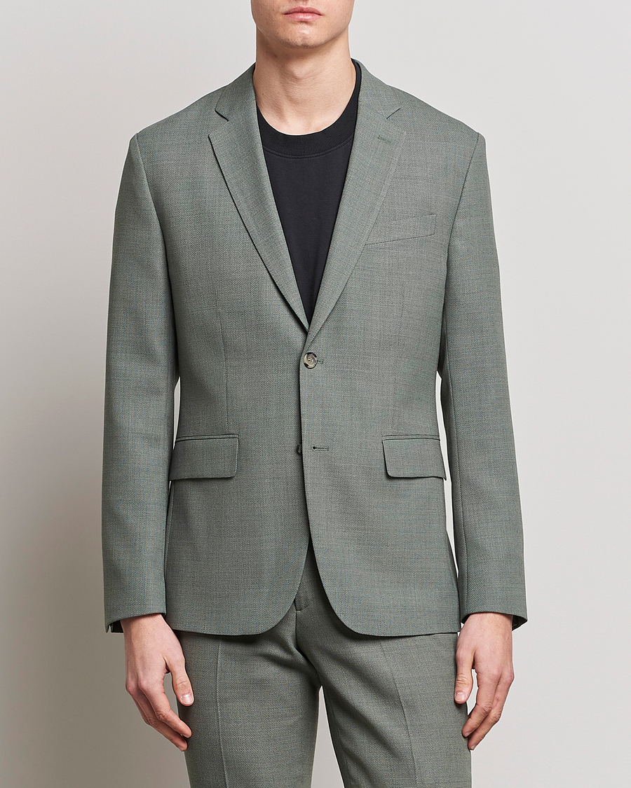 Herre | Blazere & jakker | J.Lindeberg | Hopper Active Hopsack Blazer Aloe