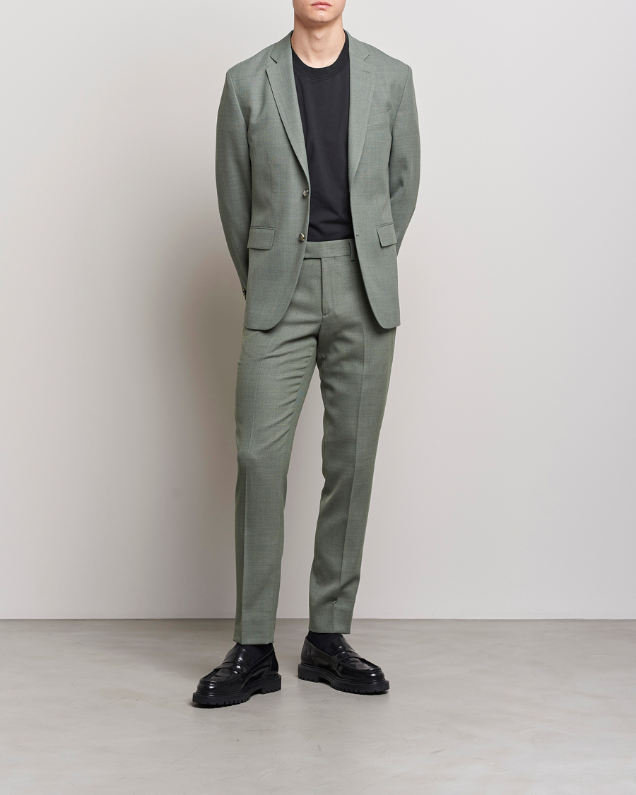 Herre | Bukser | J.Lindeberg | Grant Active Hopsack Pants Aloe