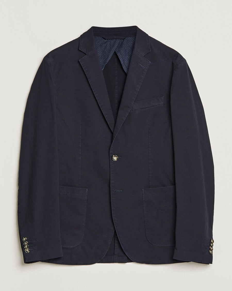 Herre | Blazere & jakker | J.Lindeberg | Hopper Cotton Garment Dye Blazer Navy