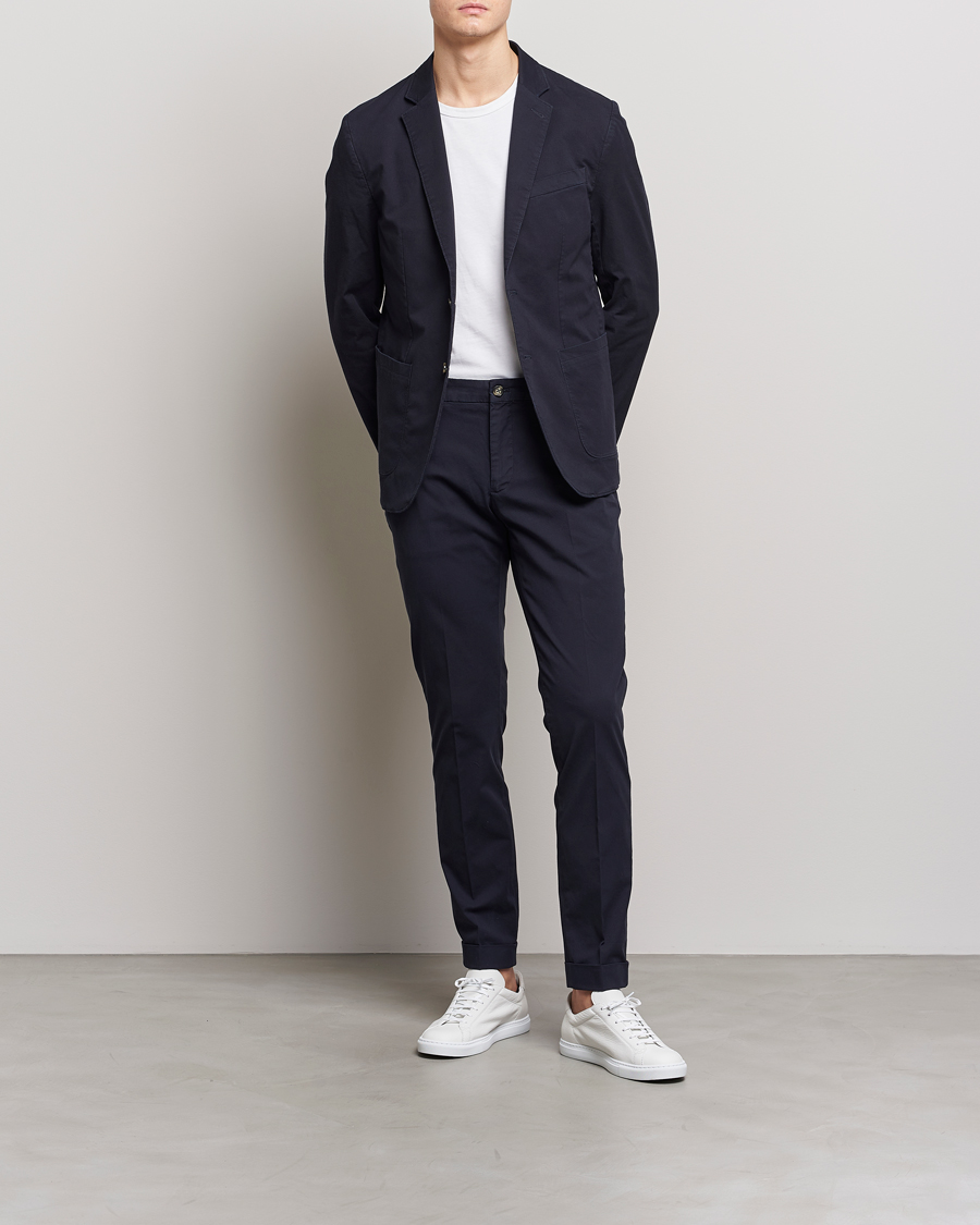 Herre | Blazere & jakker | J.Lindeberg | Hopper Cotton Garment Dye Blazer Navy