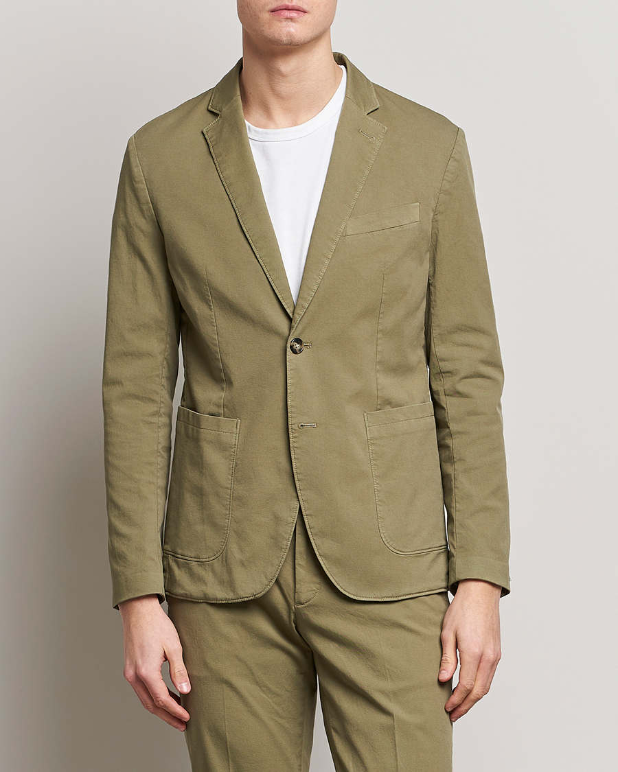 Herre | Blazere & jakker | J.Lindeberg | Hopper Cotton Garment Dye Blazer Aloe