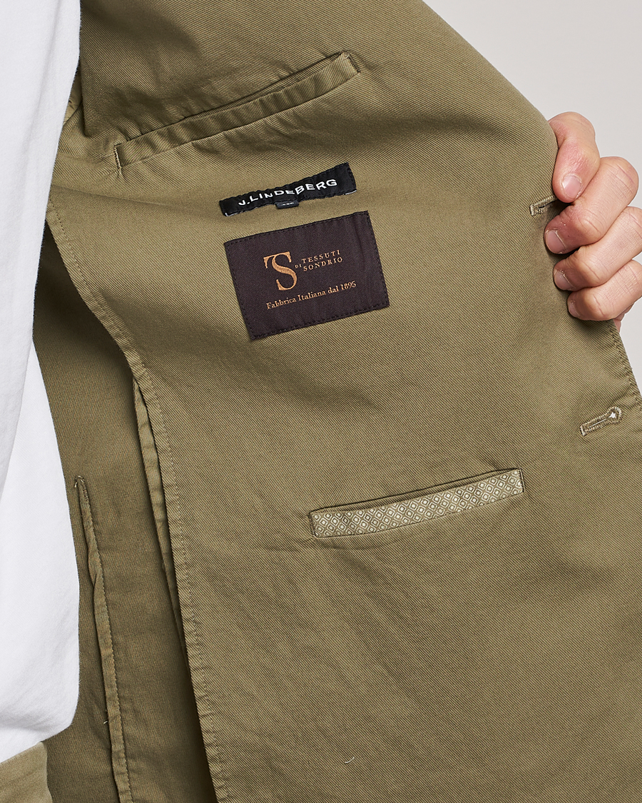 Herre | Blazere & jakker | J.Lindeberg | Hopper Cotton Garment Dye Blazer Aloe