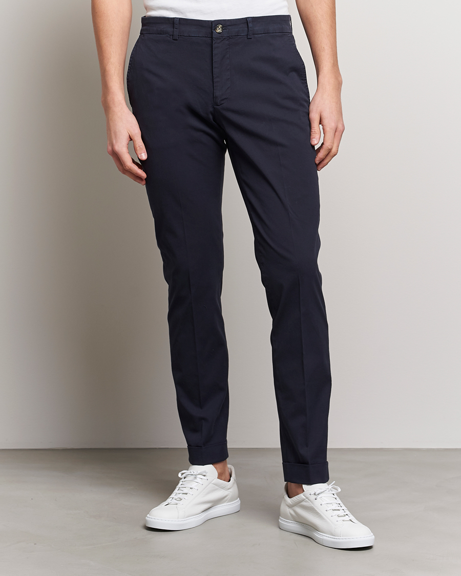 Herre | Bukser | J.Lindeberg | Grant Cotton Garment Dye Pants Navy