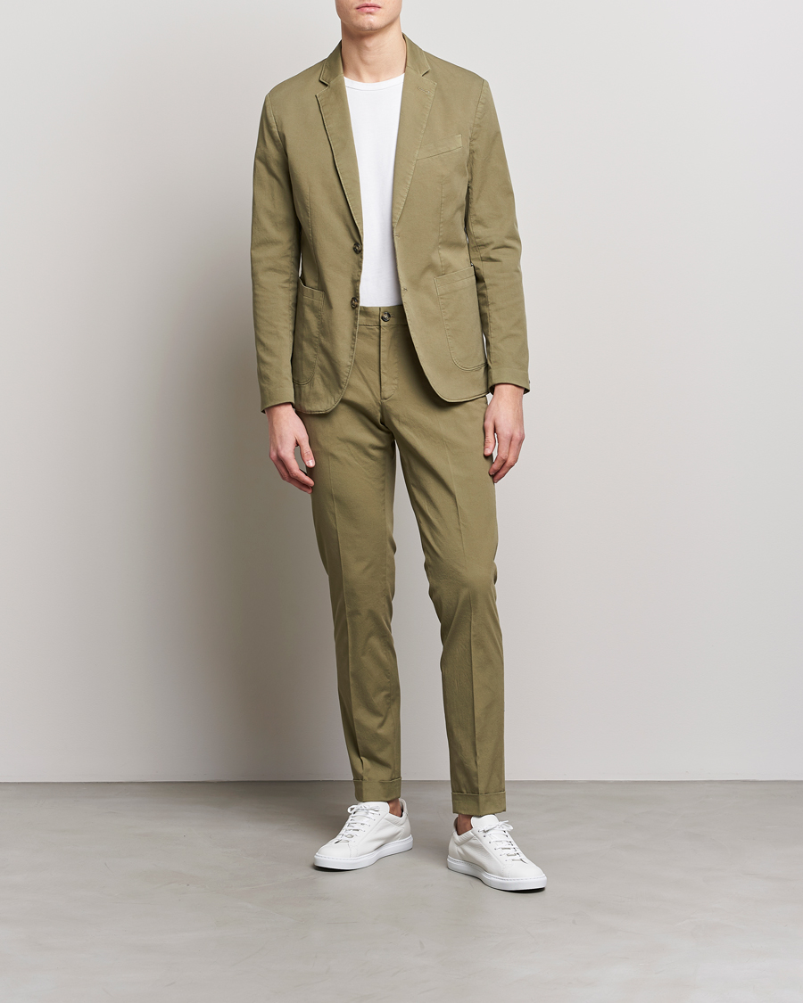 Herre | Bukser | J.Lindeberg | Grant Cotton Garment Dye Pants Aloe