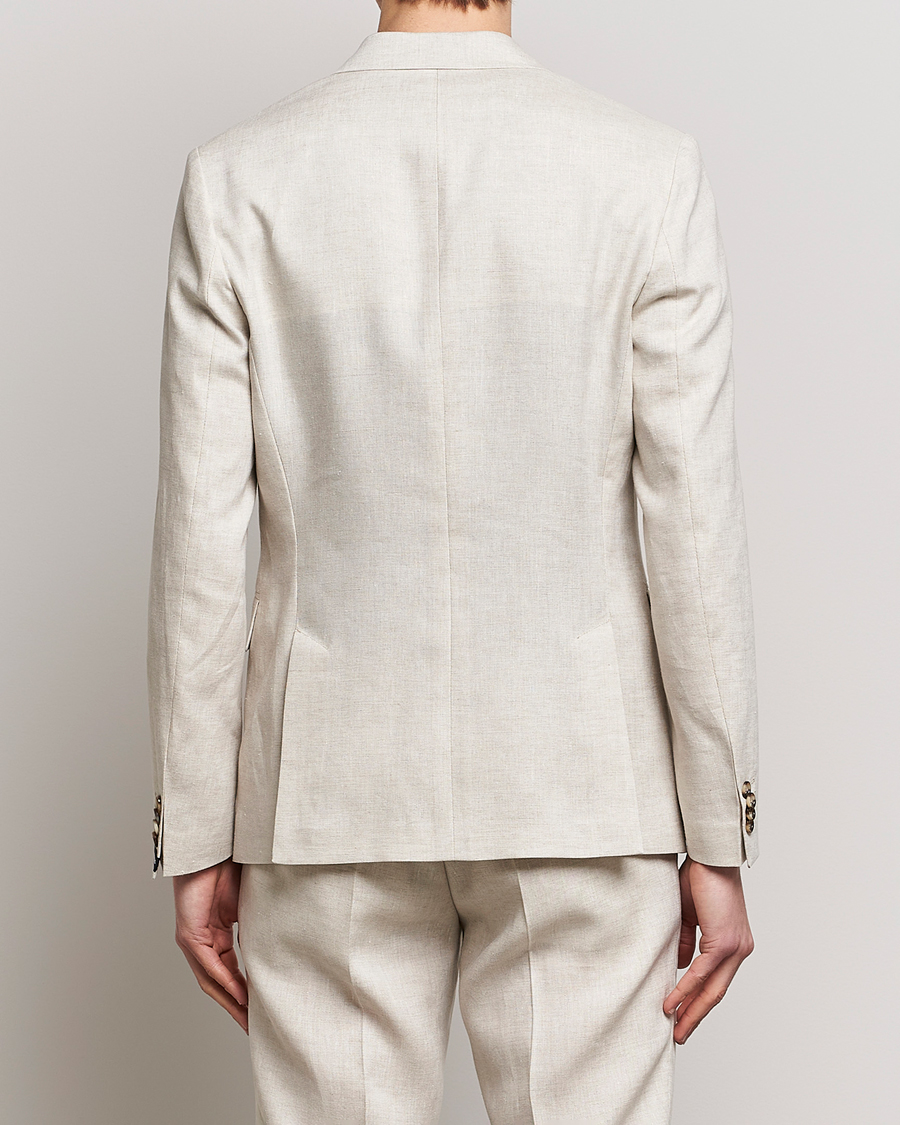 Herre | Blazere & jakker | J.Lindeberg | Hopper Super Linen Blazer Safari Beige