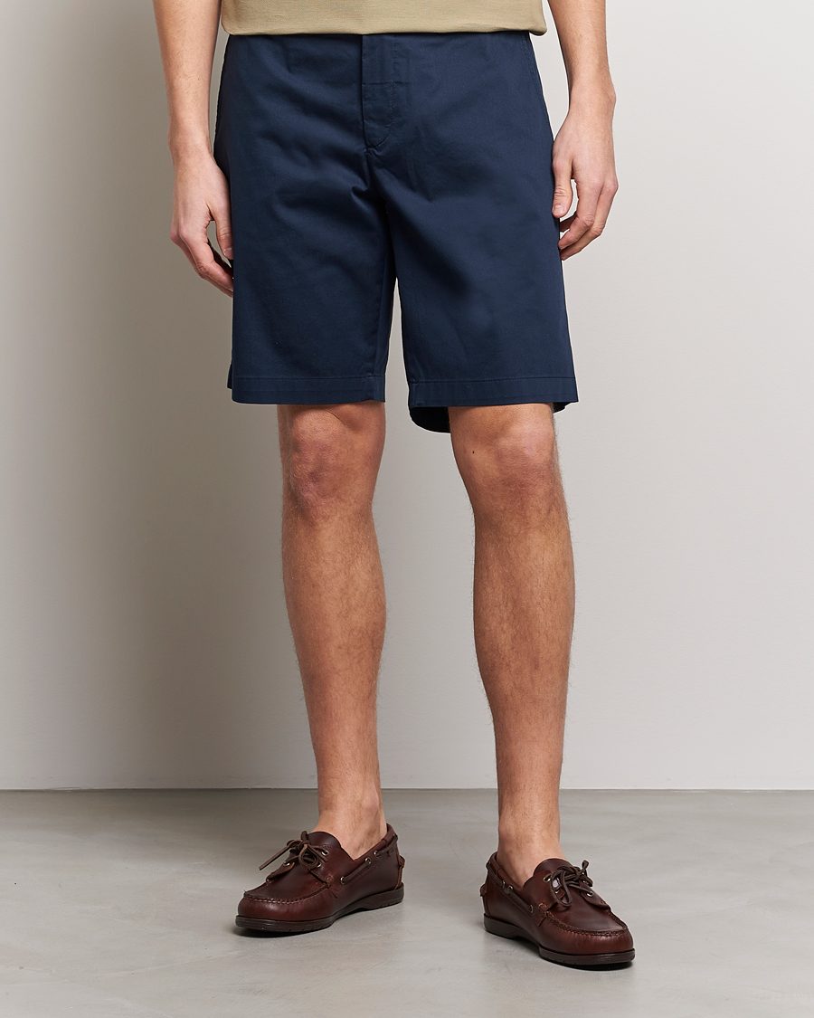 Herre | Chino shorts | J.Lindeberg | Nathan Super Satin Shorts Navy