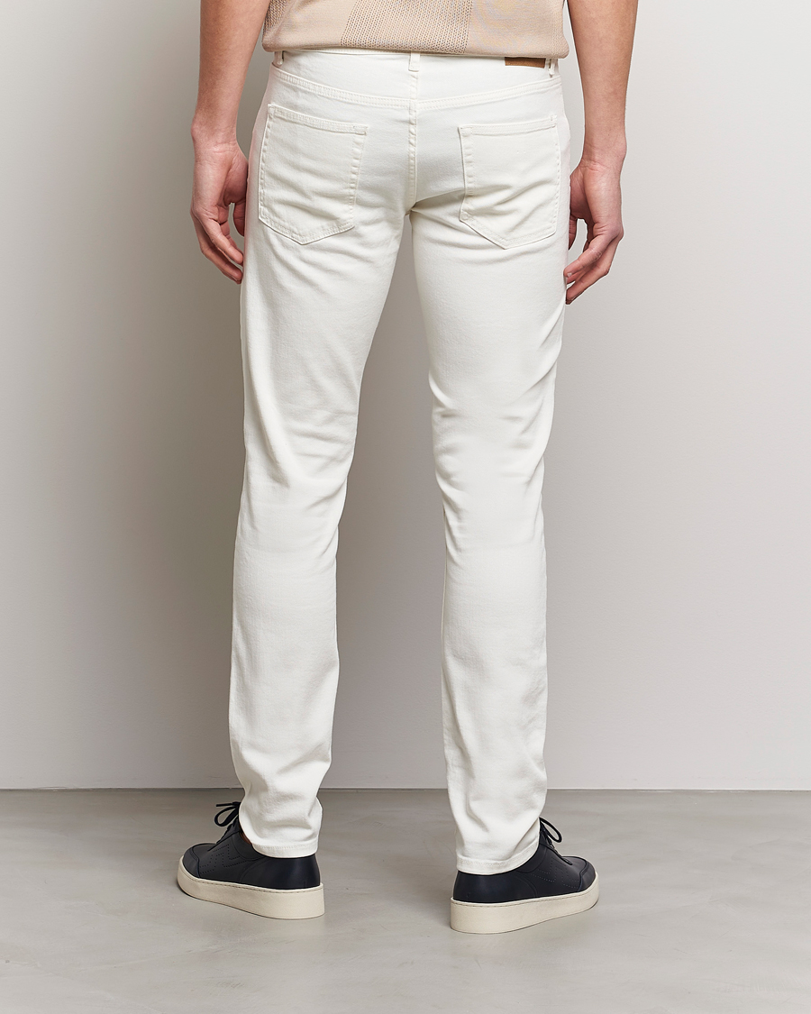 Herre | Bukser | J.Lindeberg | Jay Solid Stretch 5-Pocket Trousers Cloud White
