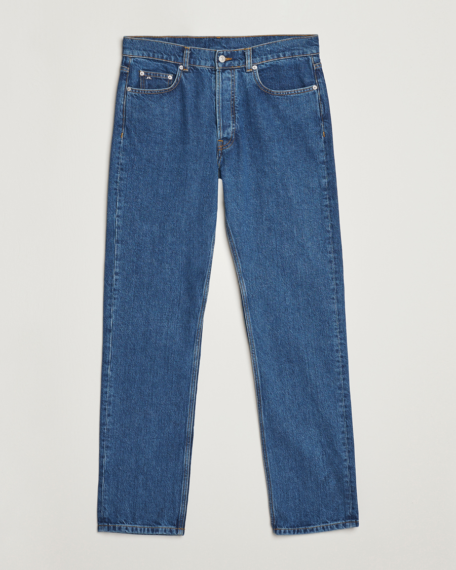 Herre | Jeans | J.Lindeberg | Cody Flat Indigo Regular Jeans Mid Blue