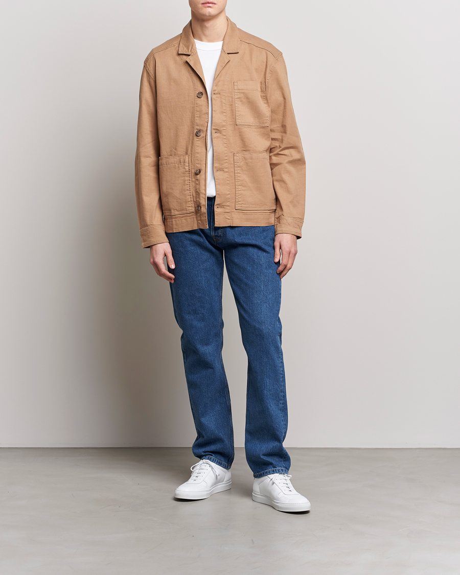 Herre | Jeans | J.Lindeberg | Cody Flat Indigo Regular Jeans Mid Blue