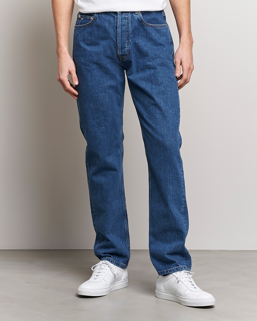 Herre |  | J.Lindeberg | Cody Flat Indigo Regular Jeans Mid Blue
