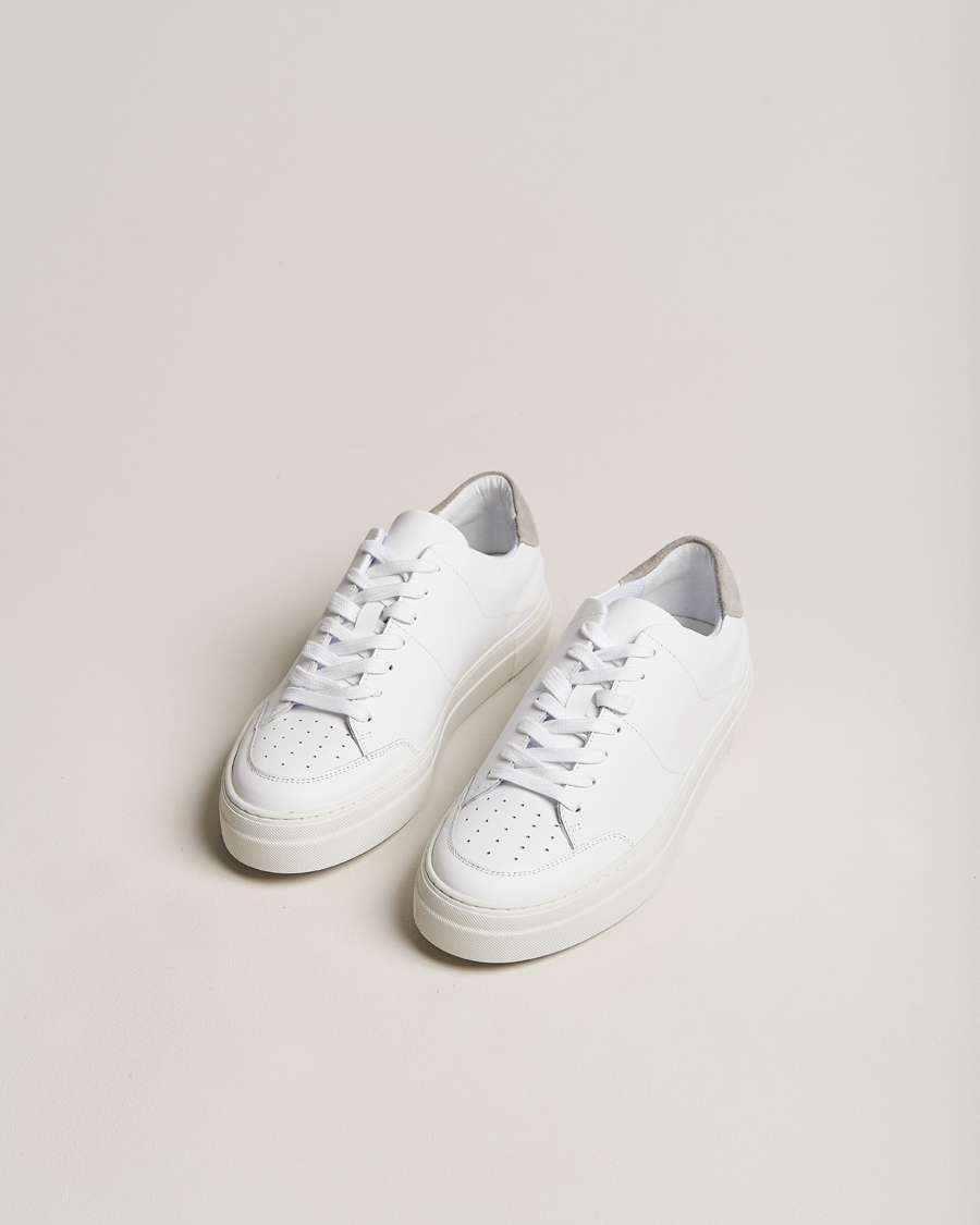 Herre | J.Lindeberg Art Signature Leather Sneaker White | J.Lindeberg | Art Signature Leather Sneaker White
