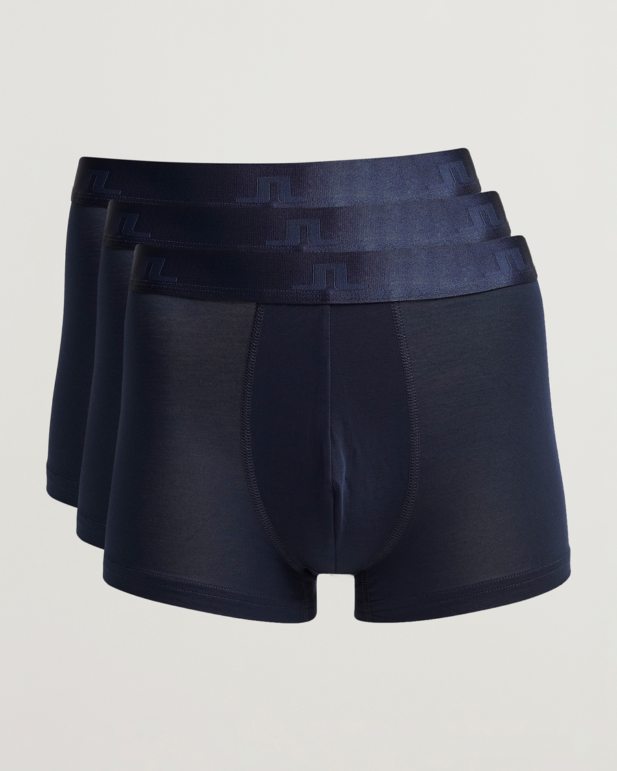 Herre |  | J.Lindeberg | 3-pack Bridge Lyocell Boxer Navy