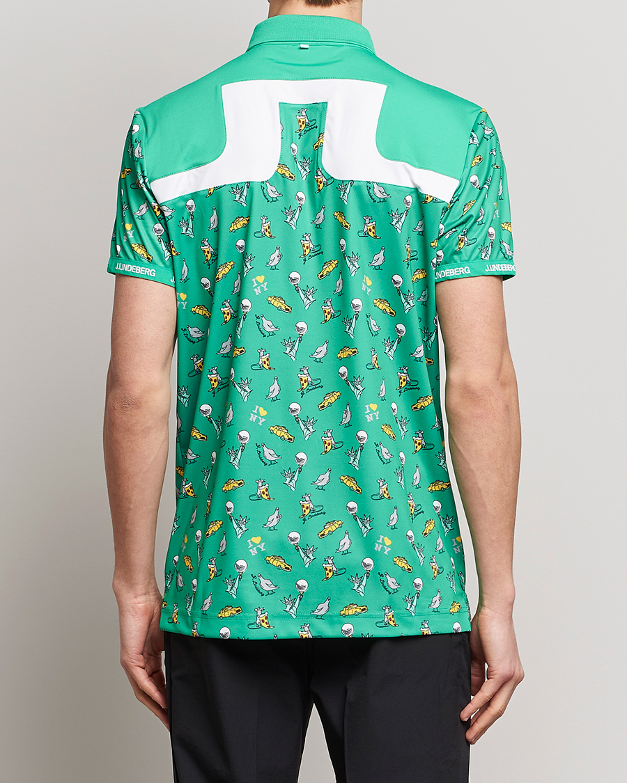Herre | Polotrøjer | J.Lindeberg | Jeff PGA TX Jersey Polo Blarney Green