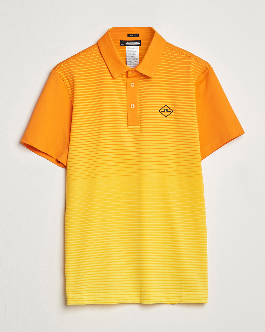 Herre | Polotrøjer | J.Lindeberg | Lowell Faded Slim Fit Polo Russet Orange