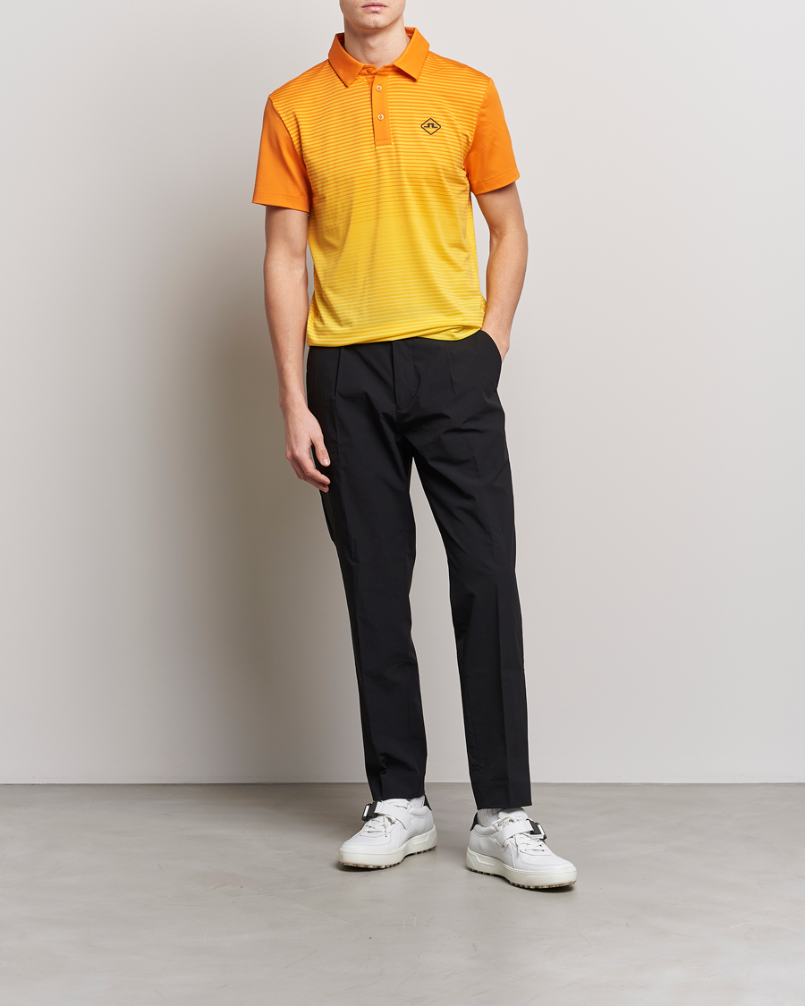 Herre | Polotrøjer | J.Lindeberg | Lowell Faded Slim Fit Polo Russet Orange