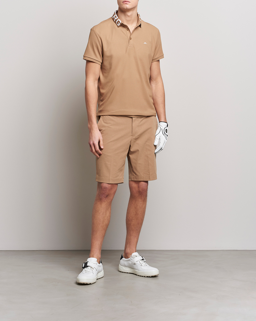 Herre | Polotrøjer | J.Lindeberg | Gus Regular Polo Tiger Brown