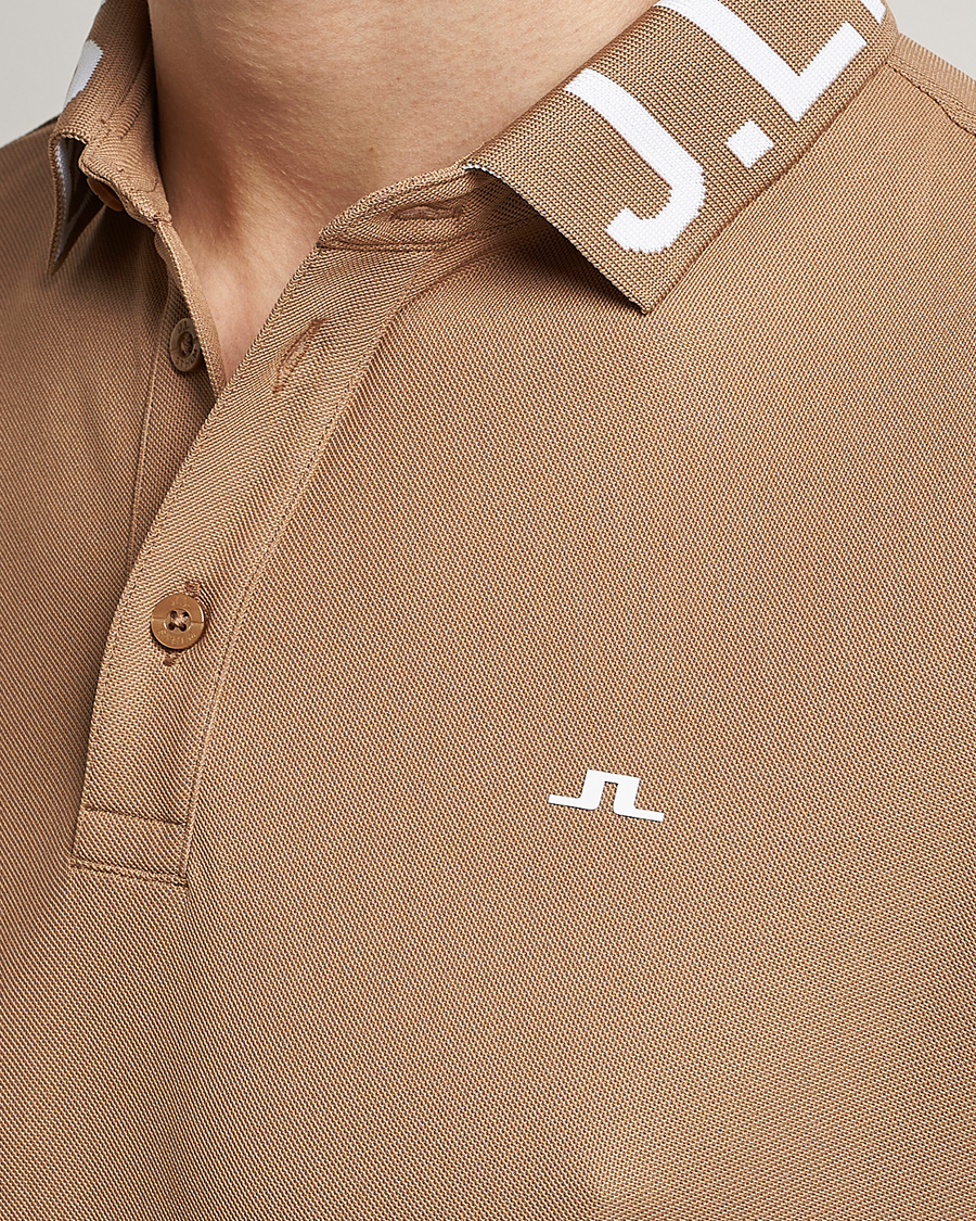 Herre | Polotrøjer | J.Lindeberg | Gus Regular Polo Tiger Brown