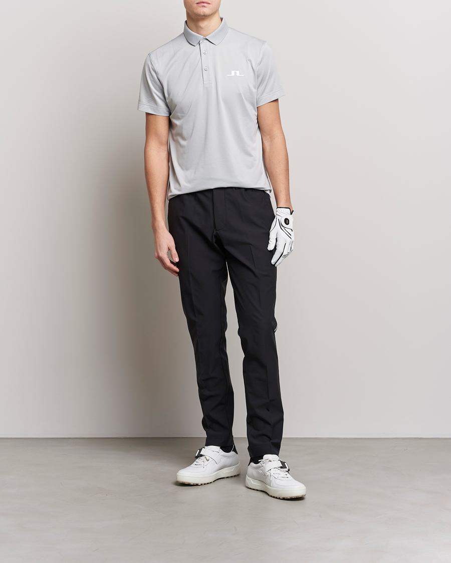 Herre | Polotrøjer | J.Lindeberg | Bridge Regular Fit Polo High Rise Grey