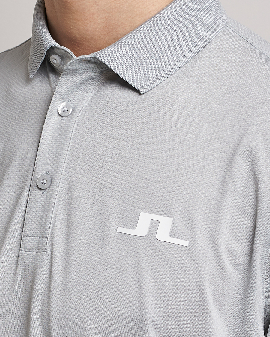 Herre | Polotrøjer | J.Lindeberg | Bridge Regular Fit Polo High Rise Grey