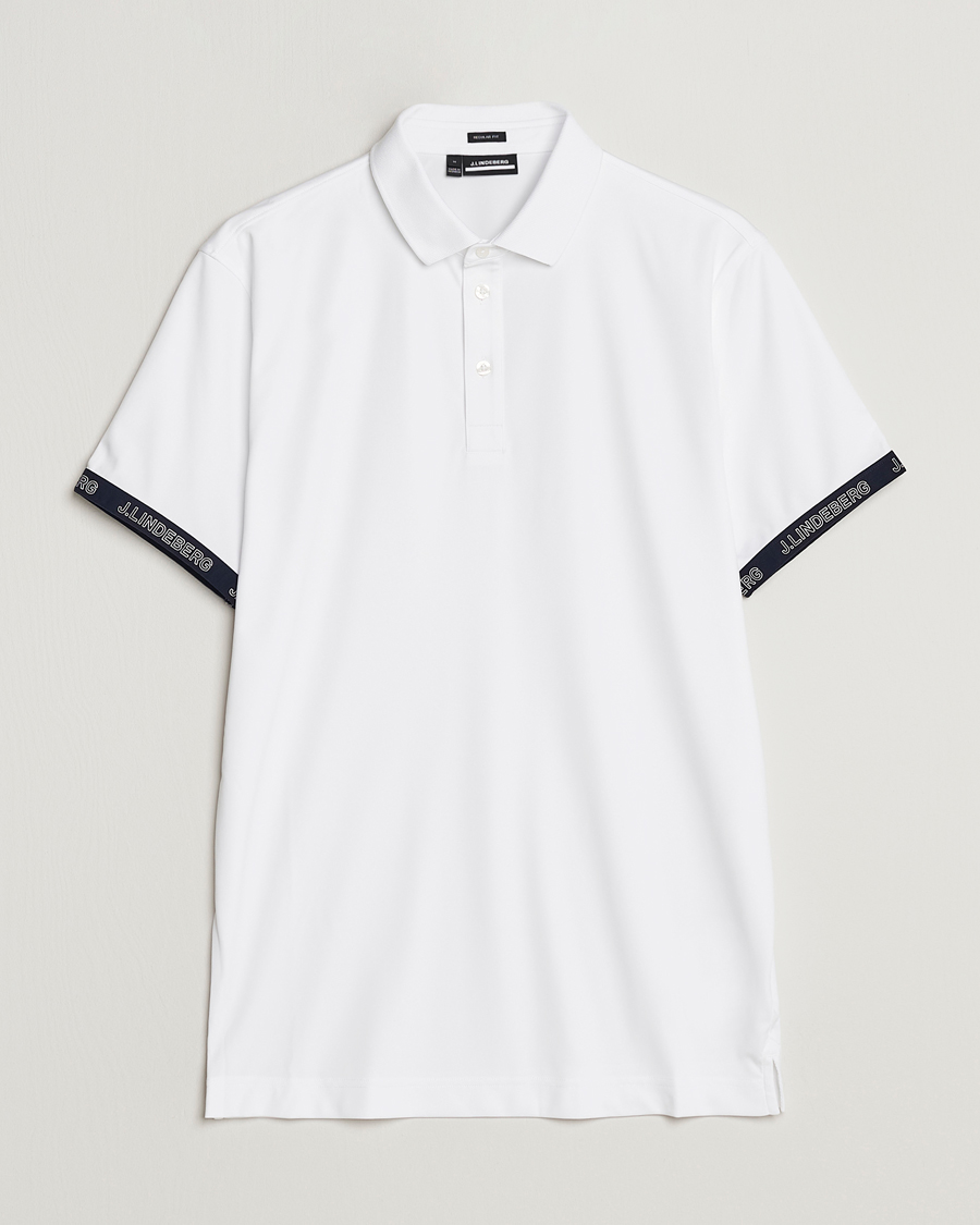 Herre | Polotrøjer | J.Lindeberg | Guy Regular Fit Polo White