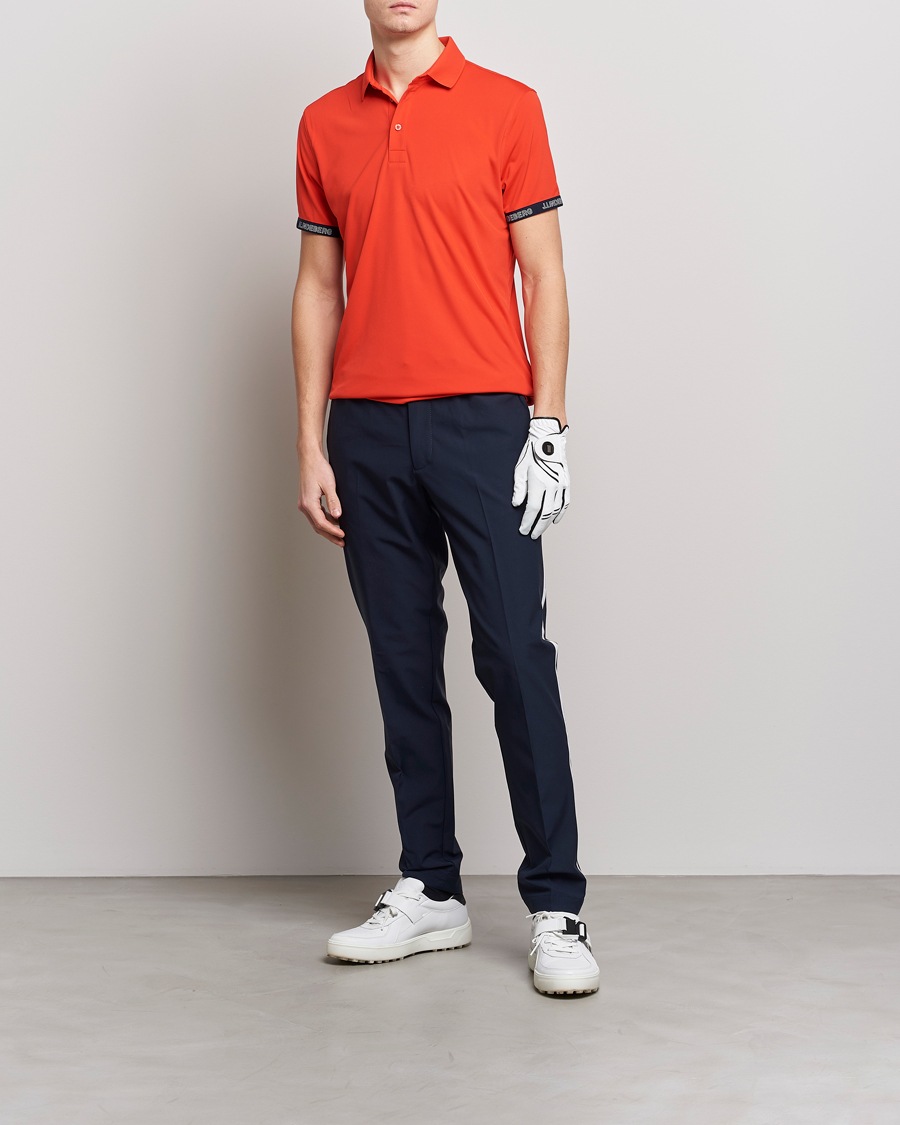 Herre | Polotrøjer | J.Lindeberg | Guy Regular Fit Polo Fiery Red