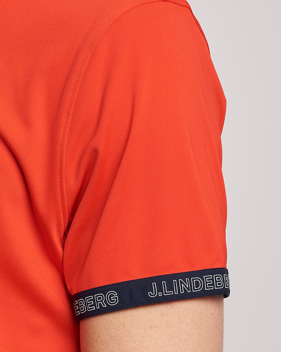 Herre | Polotrøjer | J.Lindeberg | Guy Regular Fit Polo Fiery Red