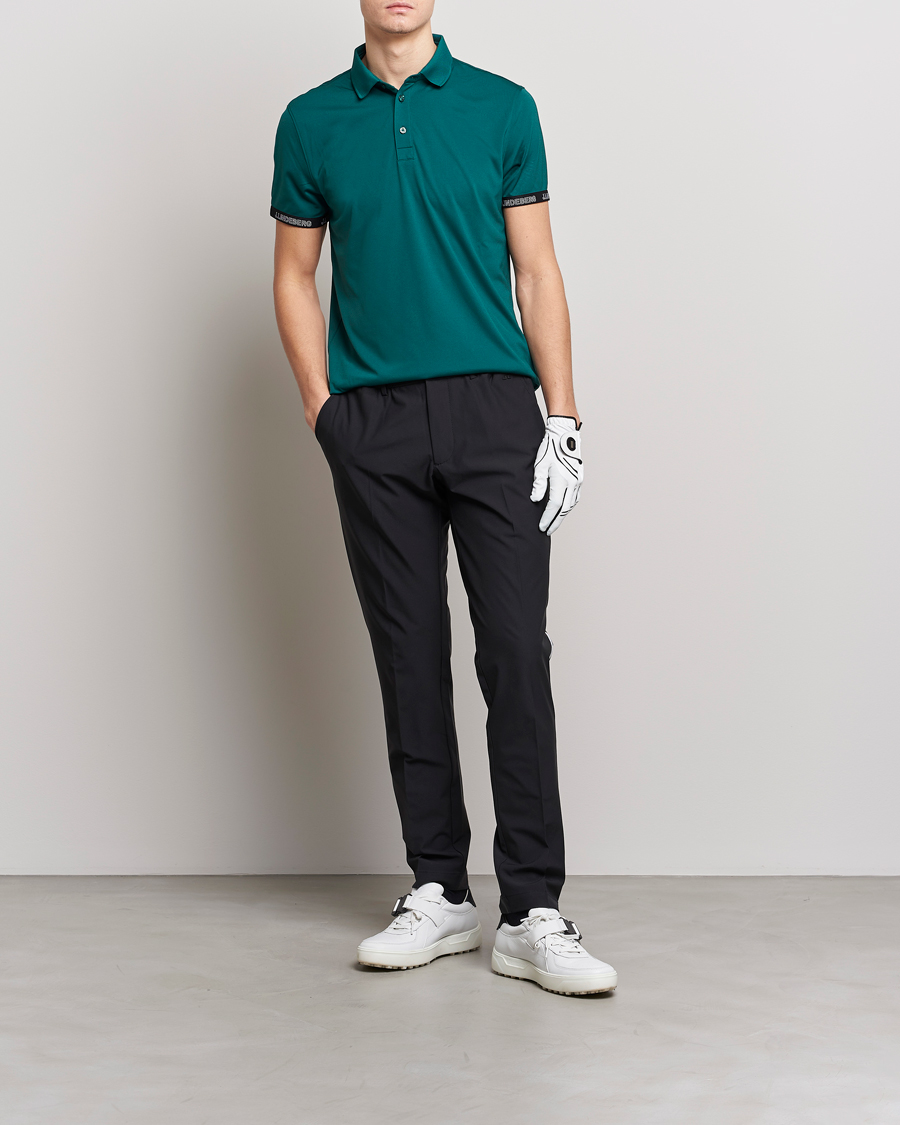 Herre | Polotrøjer | J.Lindeberg | Guy Regular Fit Polo Rain Forest