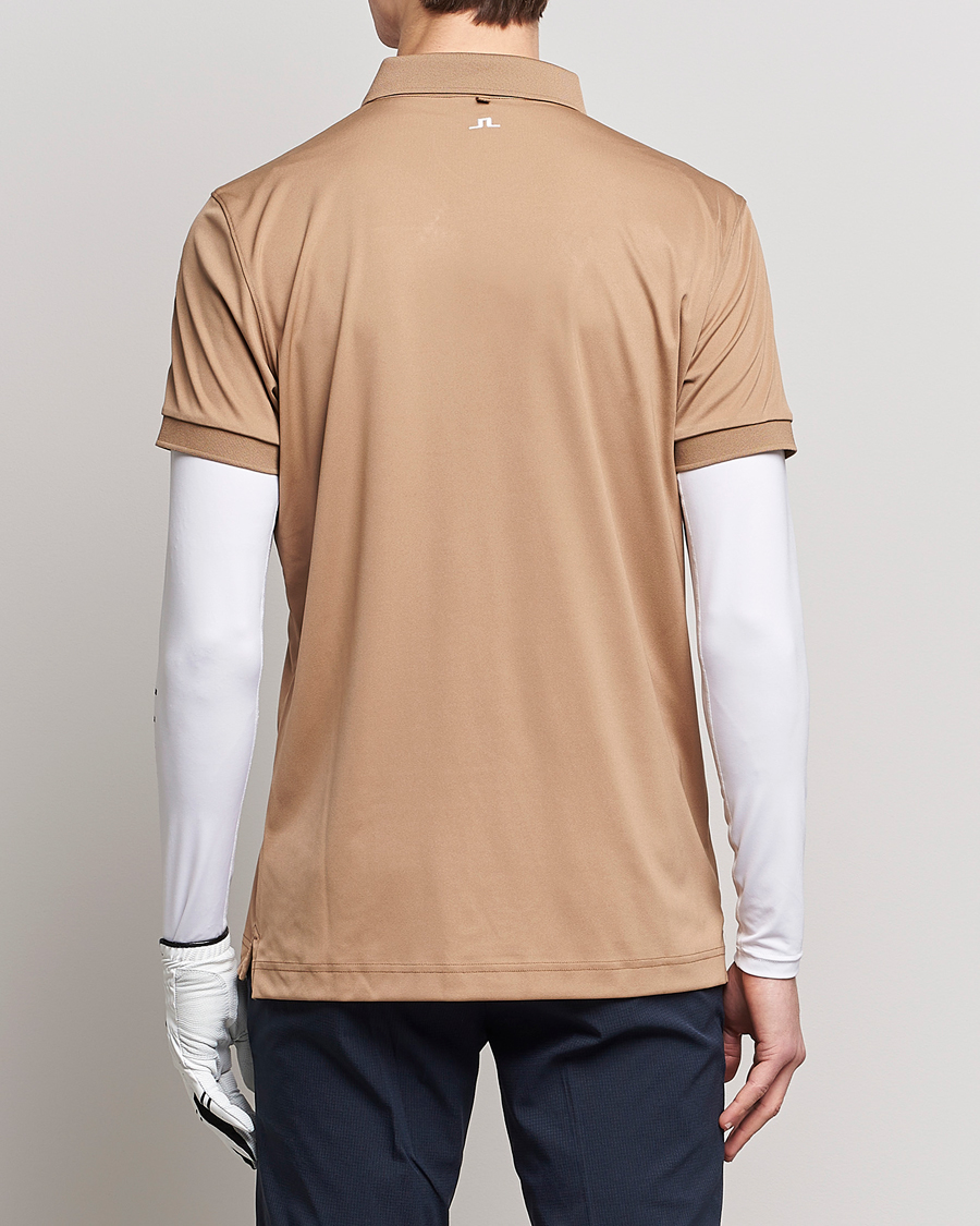 Herre | Polotrøjer | J.Lindeberg | Tour Tech Regular Fit Polo Tiger Brown