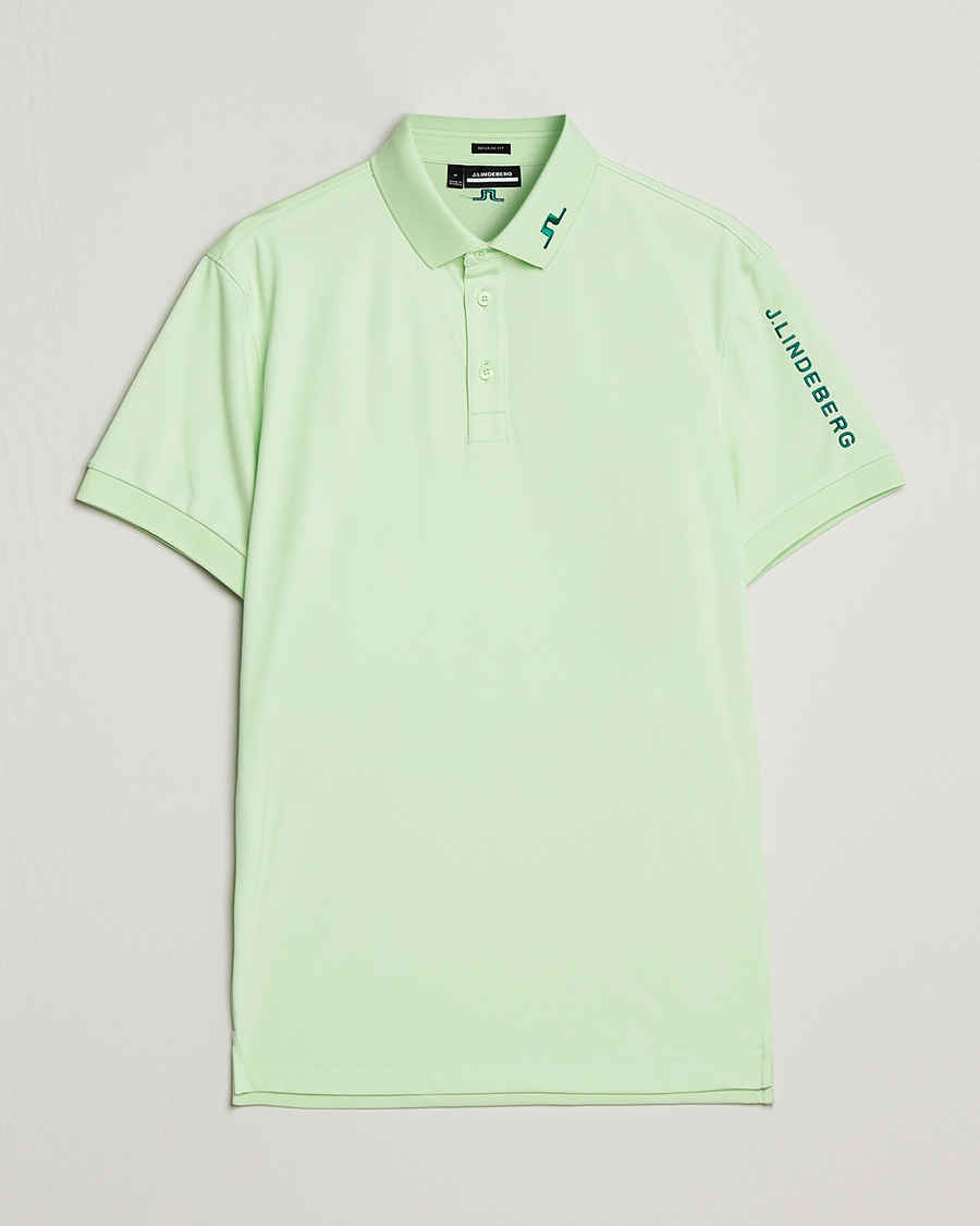 Herre | Polotrøjer | J.Lindeberg | Tour Tech Regular Fit Polo Patina Green