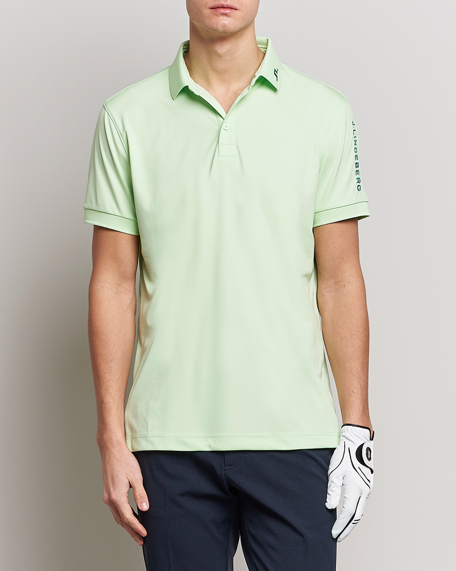Herre | Polotrøjer | J.Lindeberg | Tour Tech Regular Fit Polo Patina Green