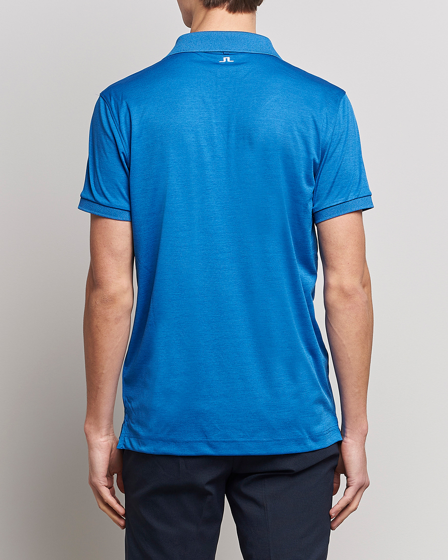 Herre | Polotrøjer | J.Lindeberg | Tour Tech Regular Fit Polo Lapis Blue Melange