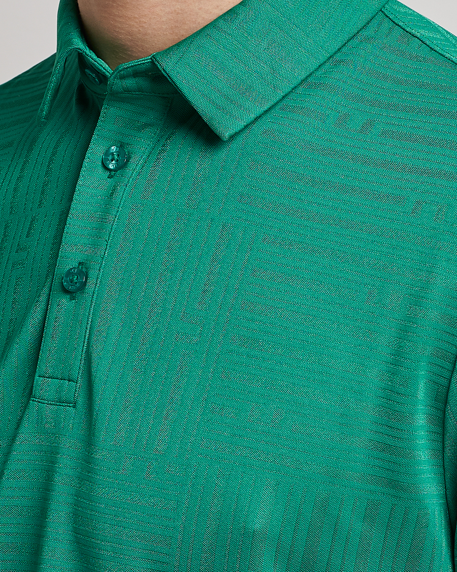 Herre | Polotrøjer | J.Lindeberg | Alfred Mesh Jacquard Regular Fit Polo Bosphorus