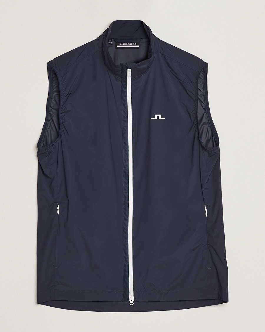 Herre | Veste | J.Lindeberg | Ash Light Packable Vest Navy