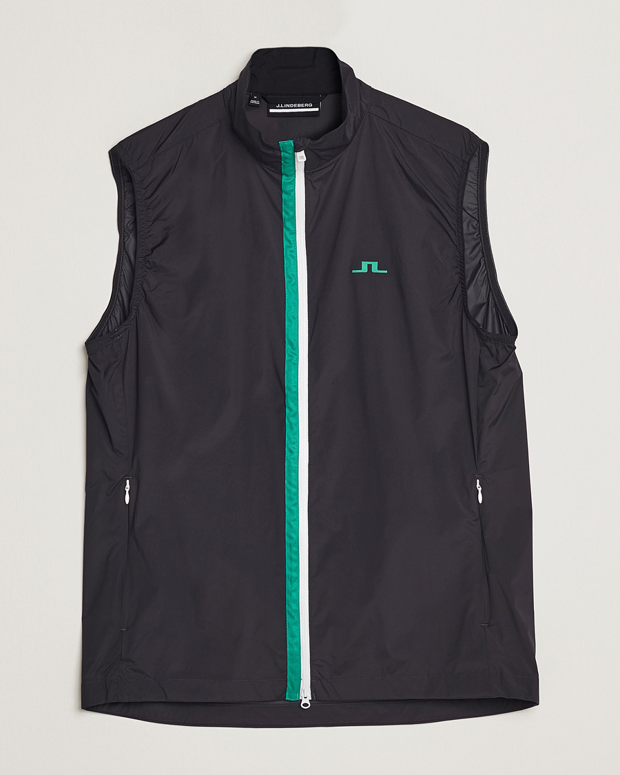 Herre | Veste | J.Lindeberg | Ash Light Packable Vest Rain Forest