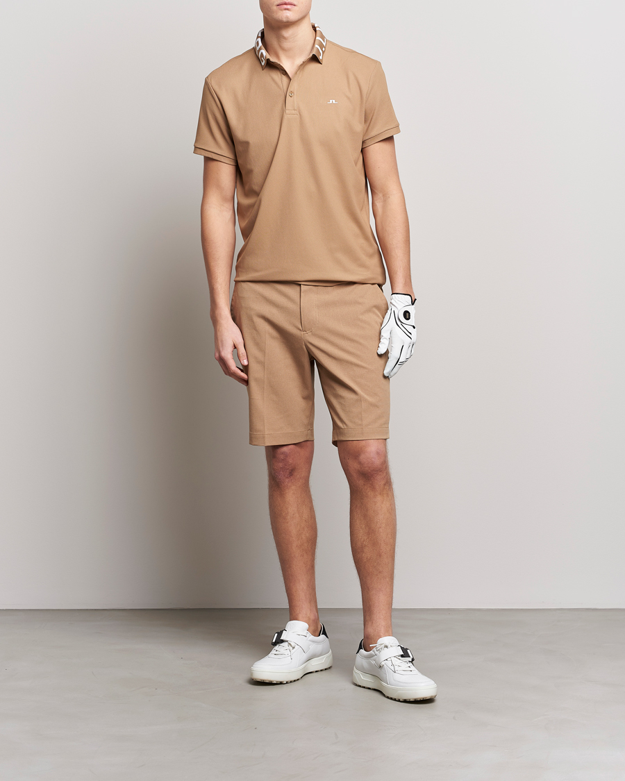 Herre | Shorts | J.Lindeberg | Vent Golf Shorts Tiger Brown