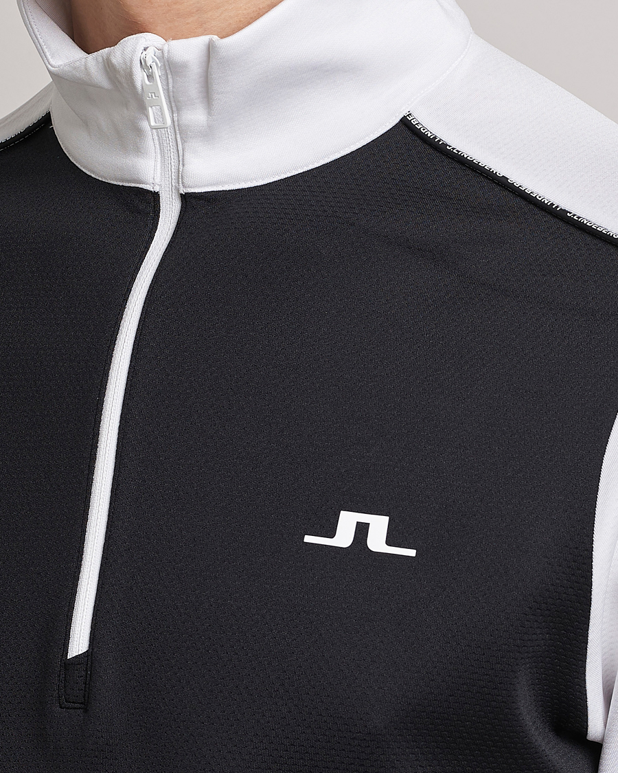Herre | Trøjer | J.Lindeberg | Terry Mid Layer Half Zip White