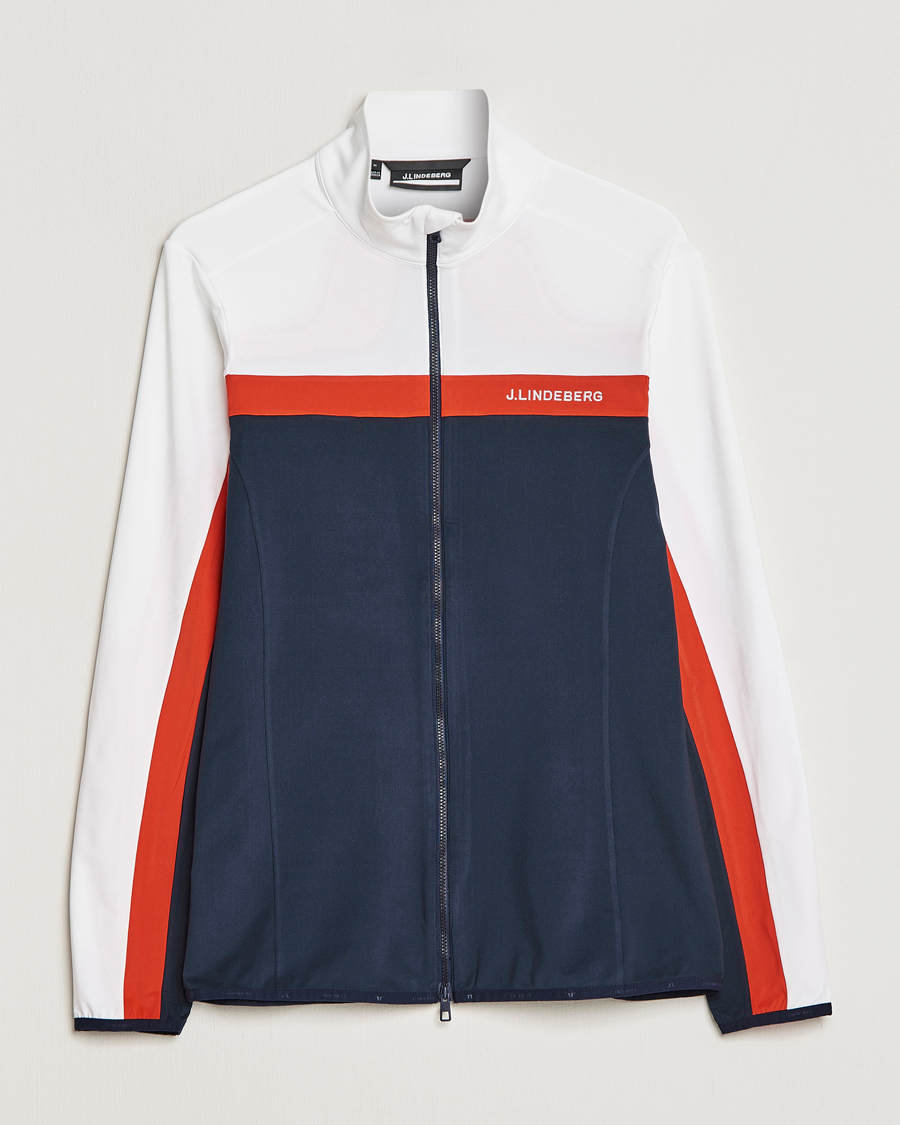 Herre | Trøjer | J.Lindeberg | Jarvis Mid Layer Full Zip Navy